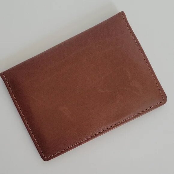 Coach Vintage Classic Brown Leather Card Holder-Pristine Condition - Picture 1 of 5